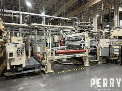 1996 BLACK CLAWSON Tandem Extrusion Coating Line Extrusion Lines, Coating | Mark One Machinery (55)