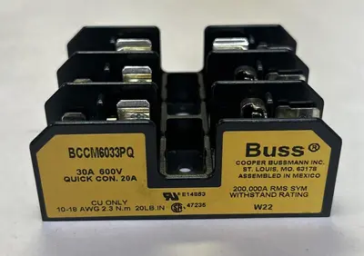 New | in-Stock COOPER BUSSMANN BCCM6033PQ Miscellaneous Equipment (Electrical & Power) Ohio US | Surplus Asset Holdings #1208990
