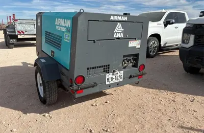 Used AIRMAN 185 CFM Air Compressors, Portable Texas US | Mitsubishi HC Capital America #1362979
