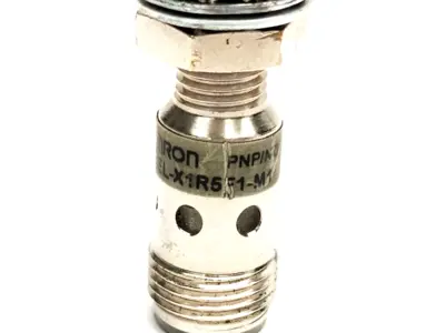E2EL-X1R5F1-M1 | Omron  High Frequency Inductive Proximity Sensor M12 4-Pin M8 Body - Used