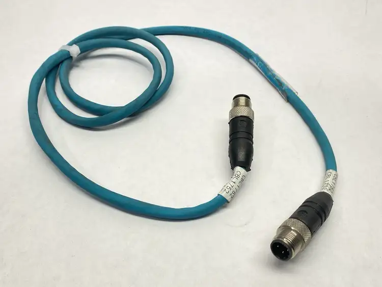 Used LUMBERG AUTOMATION SHIELDED DOUBLE ENDED CORDSET M12 MALE 4-PIN Cable & Wire | Maverick Industrial Sales #1102812