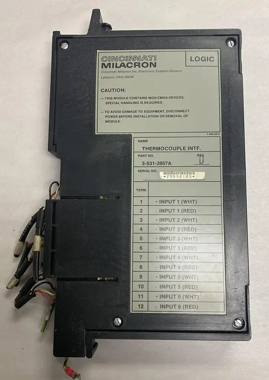 Used CINCINNATI 3-531-3957A Thermocouples Ohio US | Surplus Asset Holdings #1234294