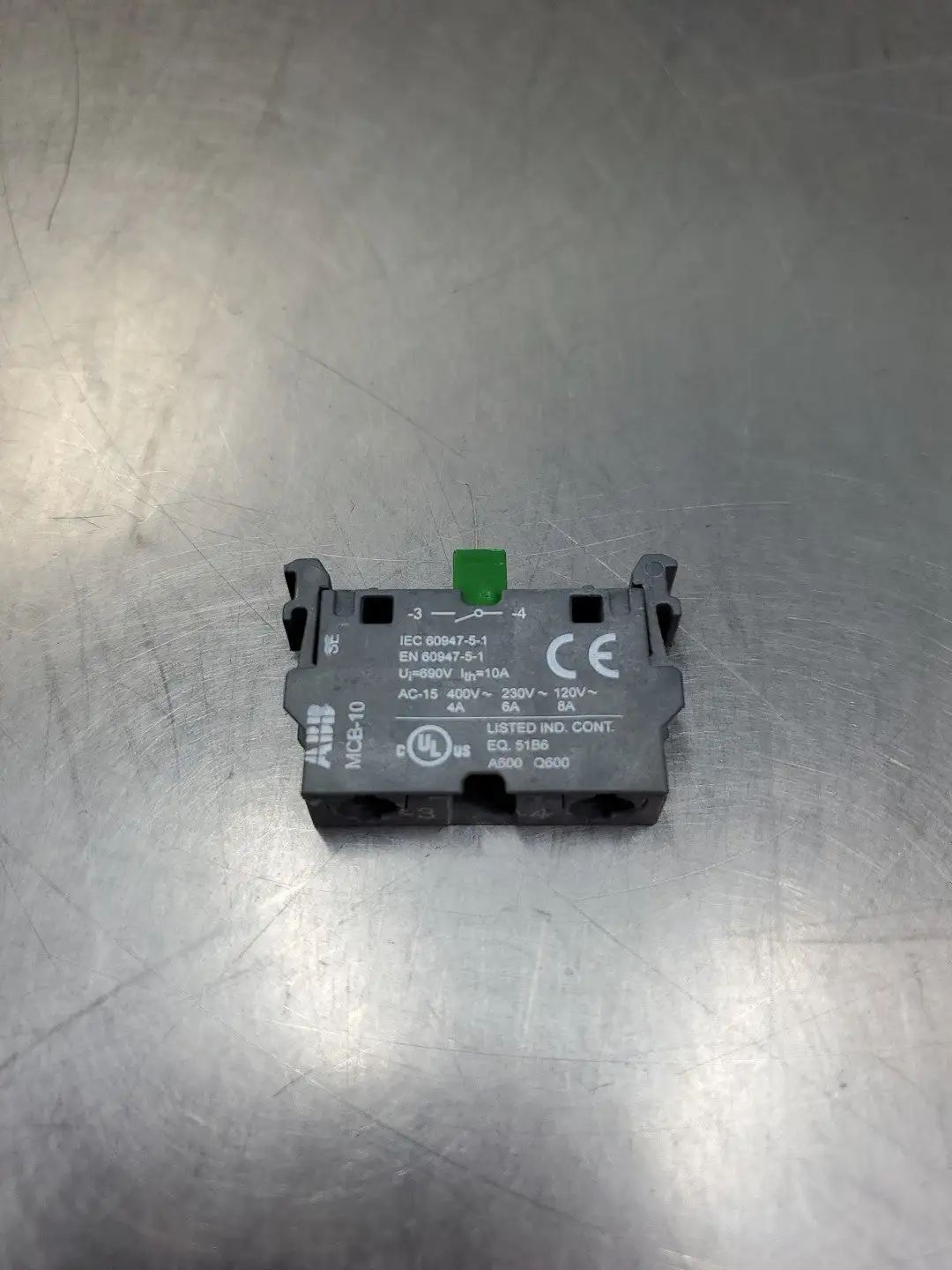 ABB MCB-10 Auxiliary Contact, 400V, 8A. 4C-34