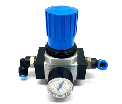 LR-1/2-D-7-MIDI | Festo LR-D-7-MIDI Pneumatic Pressure Regulator Valve G1/2 162586 - Used