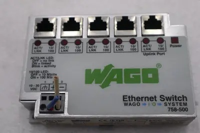 WAGO 758-500 ETHERNET SWITCH STOCK L-286-C