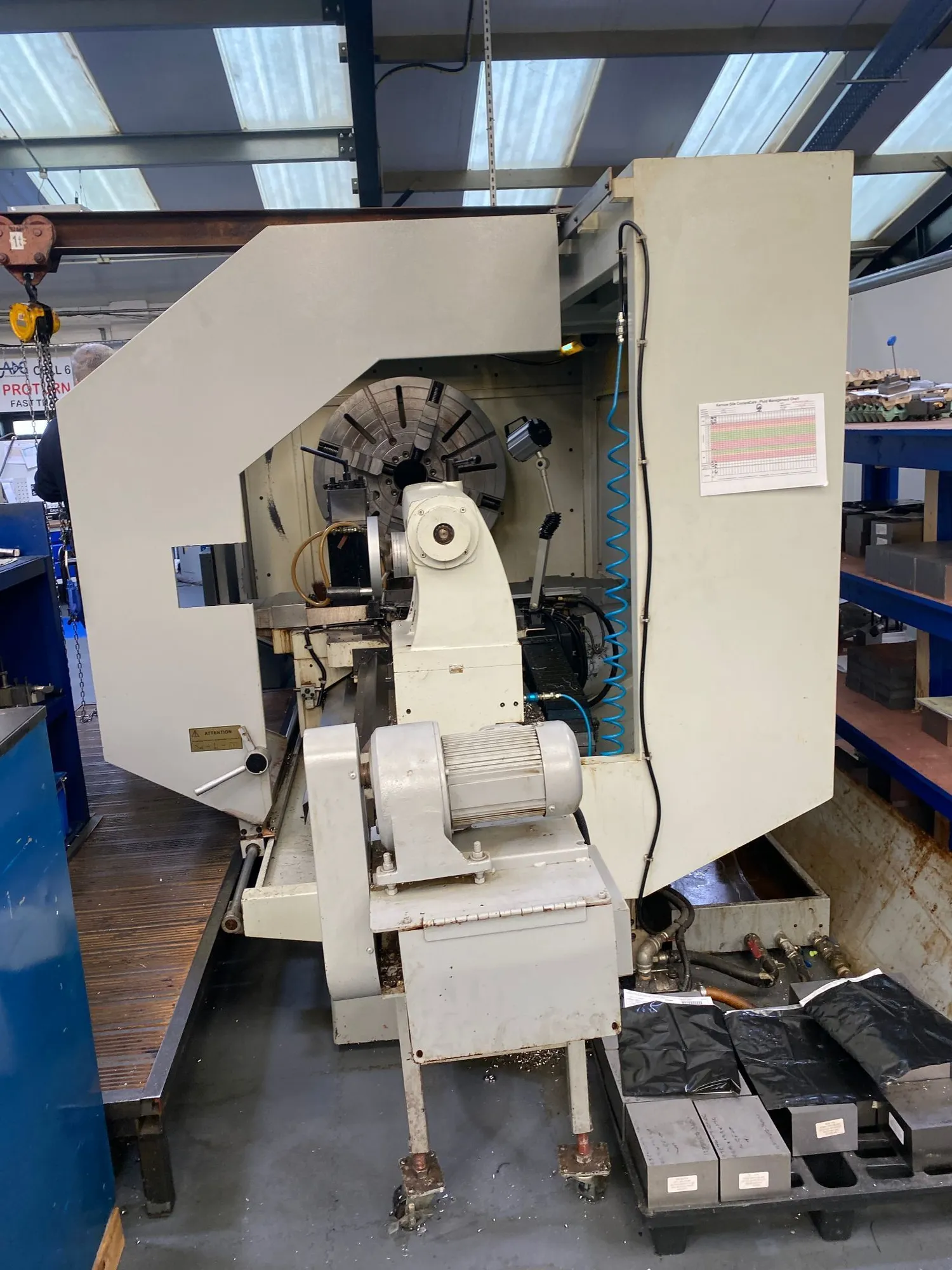 Used XYZ XL 1100 x 2000 CNC Lathes 112718 | Bowland Trading Ltd