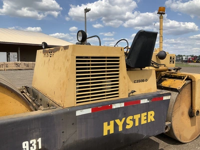 USED HYSTER C350B-D DOUBLE DRUM SMOOTH ROLLER