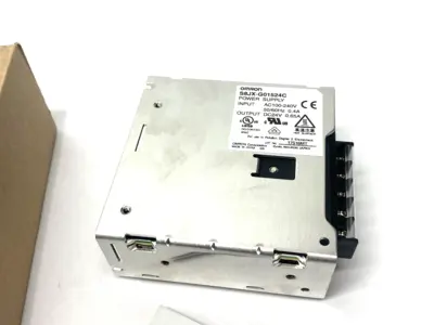 USED OMRON COVERED POWER SUPPLY INPUT 100 TO 240 VAC, OUTPUT 24V 0.65A
