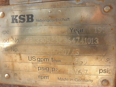 USED KSB HGC 2/9