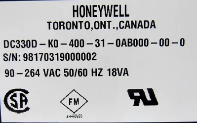 NEW HONEYWELL DC330D-K0-400-31-0AB000-00-0 TEMP CONTROL DC330DK0400310AB000000
