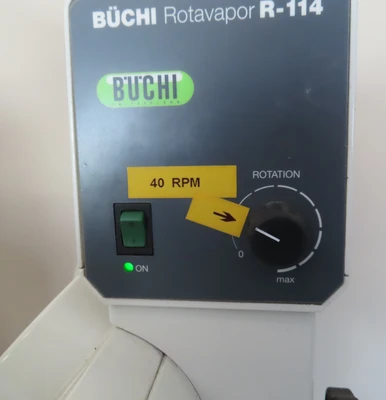 Buchi Rotovapor, evaporator system