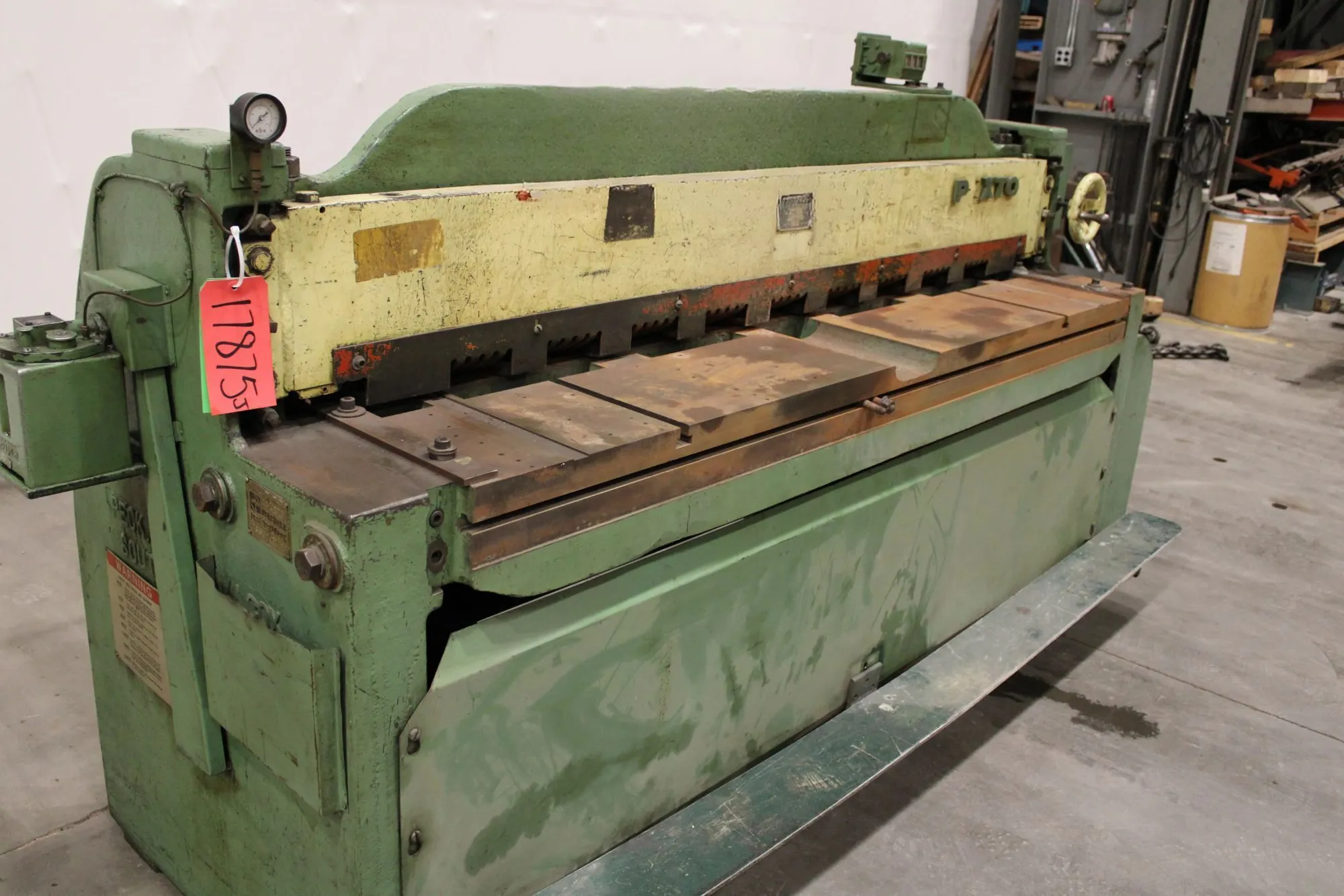 Used PEXTO 14-U-6G Power Squaring Shears (Gauge) Michigan US | iGAM Industrial Marketplace #1352916