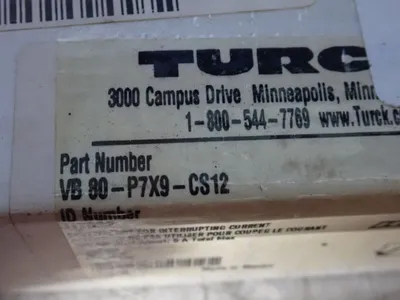 Used TURCK VB 80P7X9CS12 Electrical Boxes Ohio US | HGR 24 #1406485