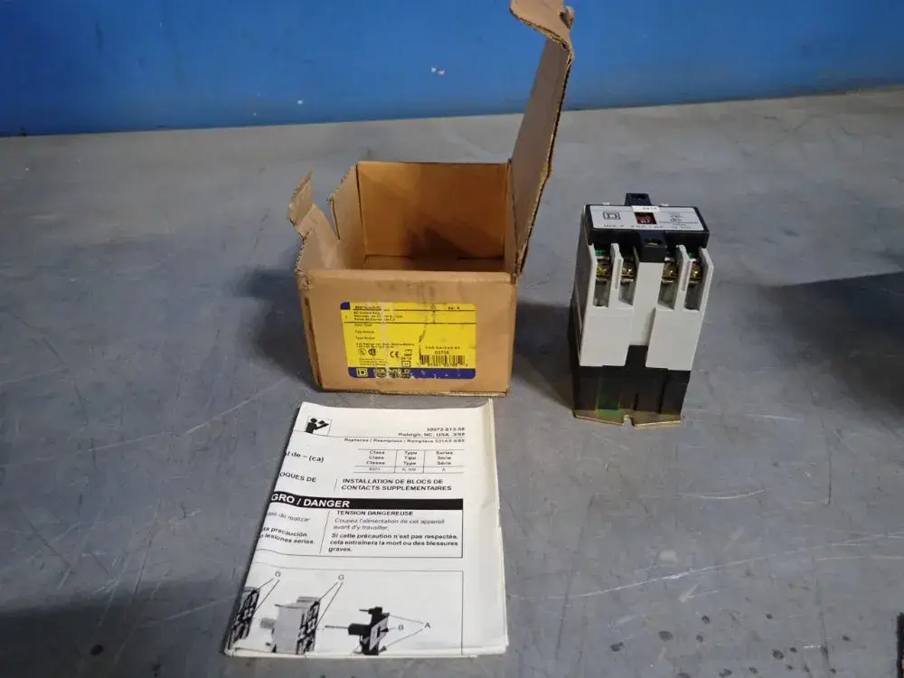 New | in-Stock SQUARE D 8501X040 Relays & Switches Ohio US | HGR 24 #884197