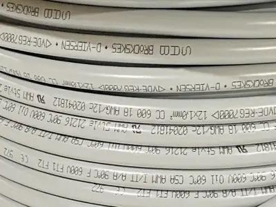 USED LUTZE FLEXIBLE CONTROL CABLE TPE 18AWG 25C 150FT SPOOL