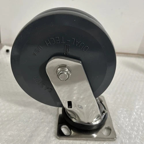 (QTY 1) MedCaster Dual Tech  Industrial Swivel Caster Fast Shipping! NNB