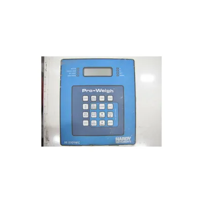 Used Hardy Instruments Pro-weigh Controller In Hoffman Enclosure