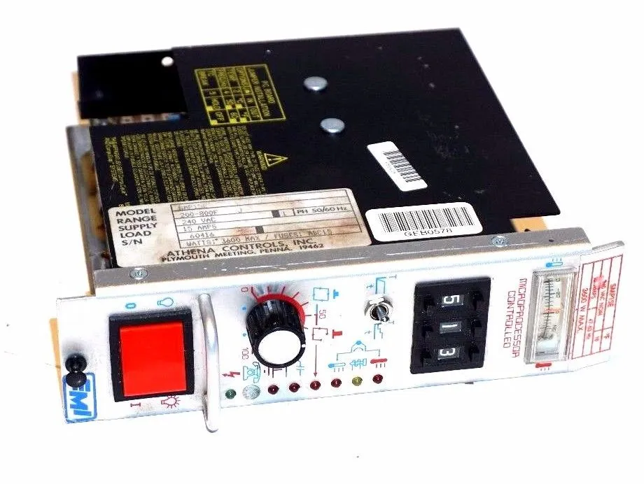 EMI / ATHENA CONTROLS SMP15E TEMPERATURE CONTROLLER RANGE 200-800F REPAIRED