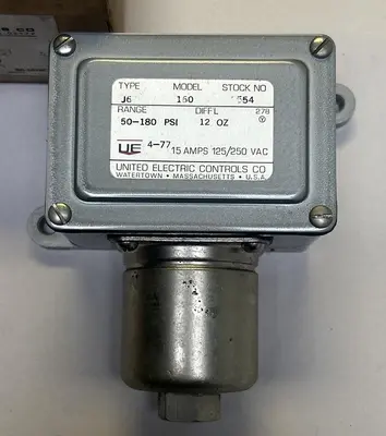 New | in-Stock UNITED ELECTRIC CONTROLS J6 Miscellaneous Equipment (Electrical & Power) | Surplus Asset Holdings #1198413