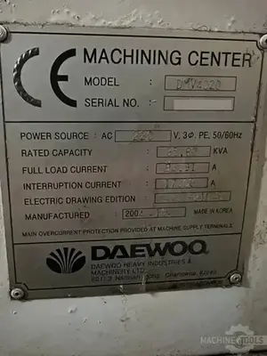 USED 2004 DAEWOO DMV-4020