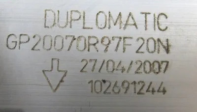 NEW DUPLOMATIC GP20070R97F20N MOTOR 102691244
