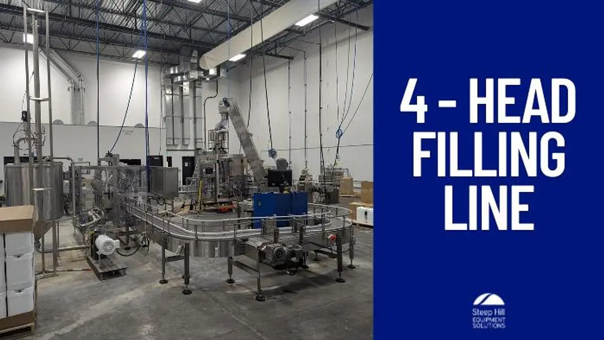 Promach 4 Head Pail Filling Line Including Filler, Capper & Conveyor Line