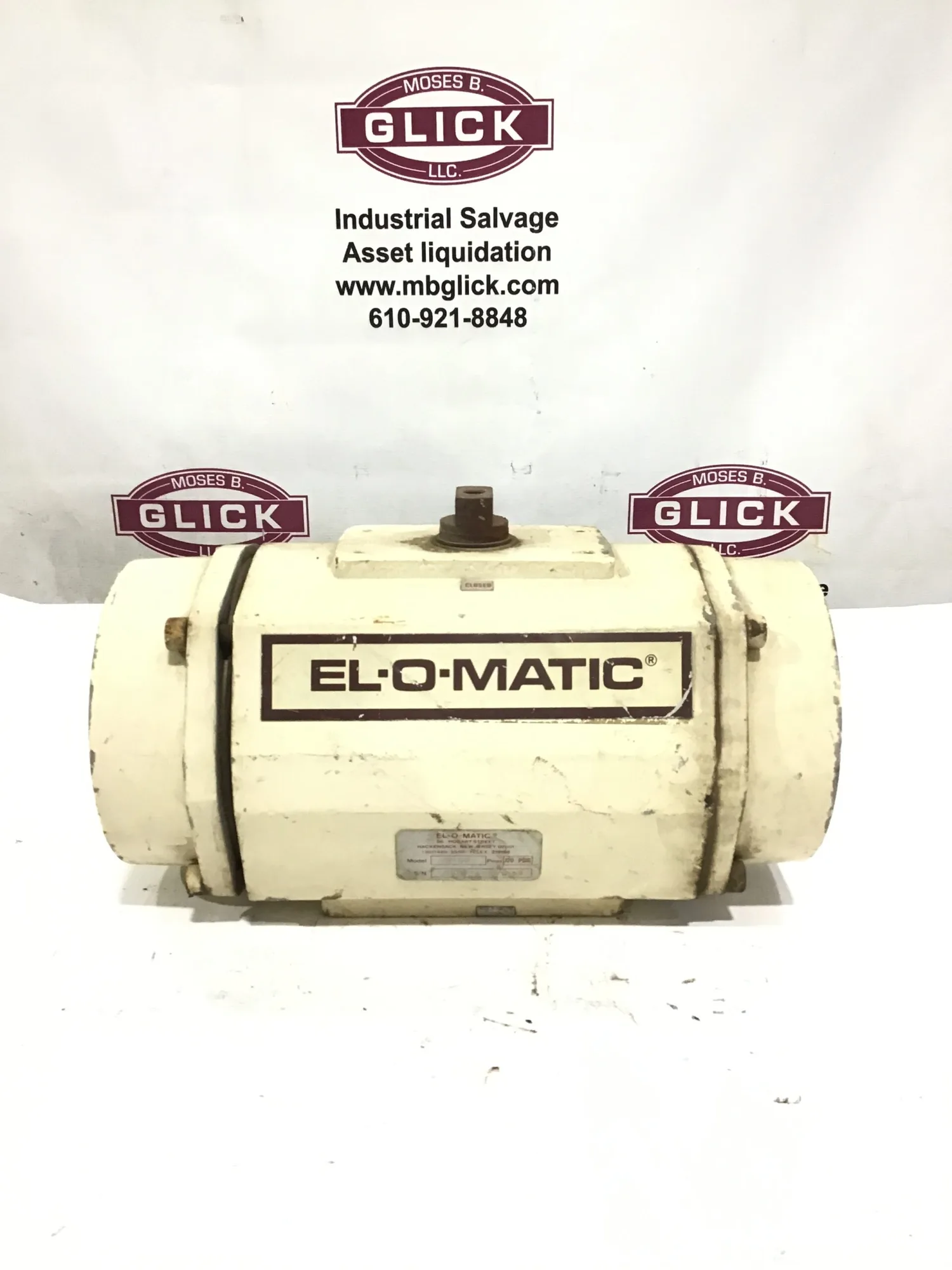 El-O-Matic R50 Pneumatic Valve Actuator Pmax 120 PSIG