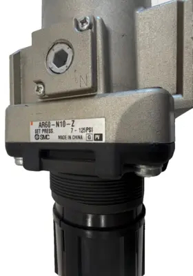 NEW SMC AR60-N10-Z PNEUMATIC REGULATOR 7-125PSI AR60N10Z