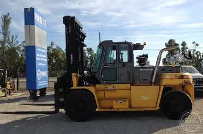 Used 2018 HYUNDAI 160D-9 Internal Combustion Forklifts: Pneumatic Tire Florida US | Forklift Exchange #1274786