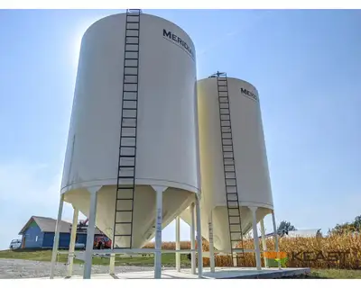 Used MERIDIAN 1425 STANDARD - 3462 BUSHELS Hopper Bottom Silos Iowa US | Keast Enterprises #1360507
