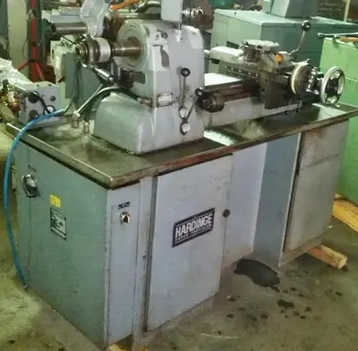 Hardinge Model HC Super Precision Lathe with Threading Attachment