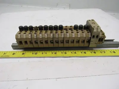 Klippon SAK S3/32 Terminal Block Din Rail Mount Connector Fuse Lot of 29 Blocks