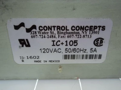Used CONTROL CONCEPTS _UNKNOWN_ Filters Texas US | OCO Industrial #1721396