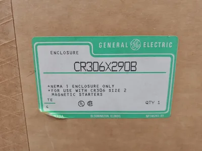 General Electric CR306X290B NEMA1 Size 2 Enclosure Unit. 4D