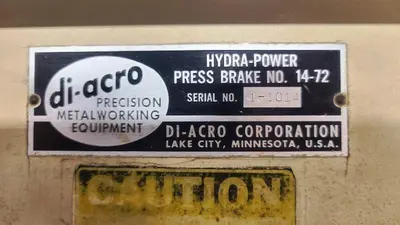 USED 1963 DIACRO 14-72