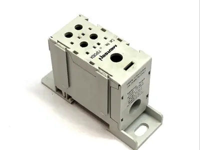 USED MERSEN FINGER-SAFE POWER DISTRIBUTION BLOCK 175A 1-POLE