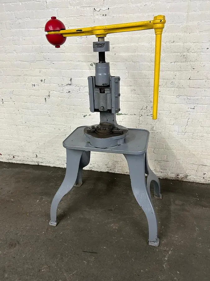 H. Blundell & co "Type" Hand Operated Stamping / Forming Screw Press / Fly Press