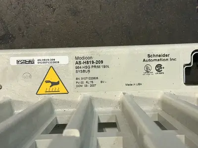 Used SCHNEIDER ELECTRIC ASH819209 PLC Chassis Ohio US | HGR 24 #1406221