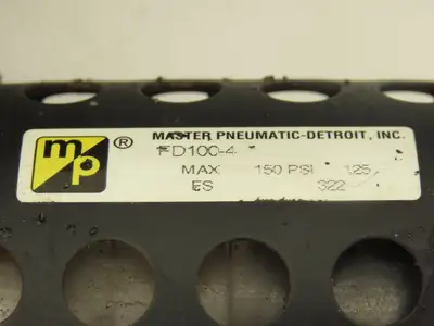 Master Pneumatic FD100-4 | L28D-4 Regulator Filter Lubricator Assembly Lot of 2