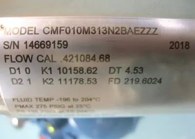 NEW Micro Motion CMF010 M313N2BAEZZZ