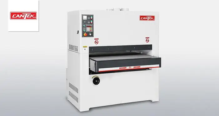 CANTEK | S432 43″ TWO HEAD WIDEBELT SANDER