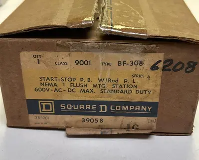 New | in-Stock SQUARE D 9001BF308 Electrical Controls Ohio US | Surplus Asset Holdings #1247334