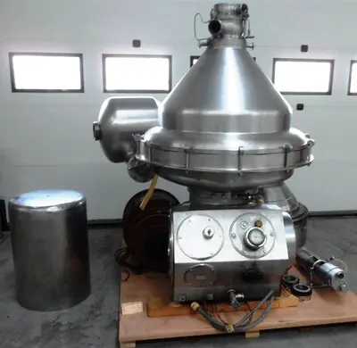 Alfa-Laval MRPX 318 HGV-74C cold milk separator, 316SS.