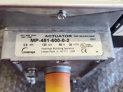 USED INVENSYS MP-481-600-0-2