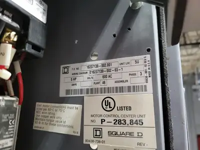 USED SQUARE D MODEL 6