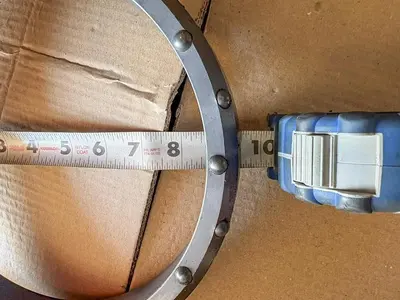 Used AFTERMARKET 8" DUAL ROTARY CASING SHOE – 22 DOMED BUTTONS ASSEMBLY - FLUTED Drilling Attachments Pennsylvania US | East West Machinery & Drilling #1418108