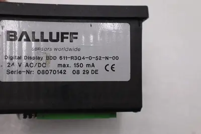 BALLUFF BDD 611-R3Q4-0-52-N-00 DIGITAL DISPLAY 6 DIGIT STOCK K-665-C