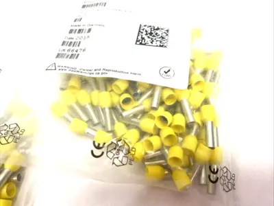 New | in-Stock Altech Insulated Crimp Ferrules 10AWG/6.0sqmm 100-PACK, LOT OF 3 Electrical Fittings Michigan US | Maverick Industrial Sales #1390704