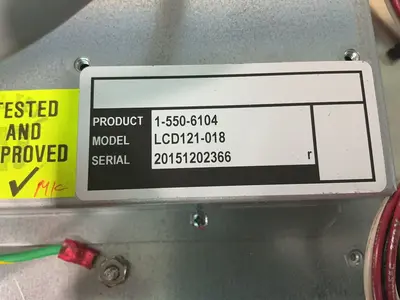 Used SIEMENS LCD121018 / 37112699G01 CNC & N/C Controls Ohio US | HGR 24 #1358116