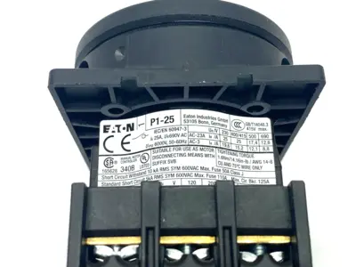 USED EATON MOELLER MAIN DISCONNECT SWITCH BLACK 3-POLE